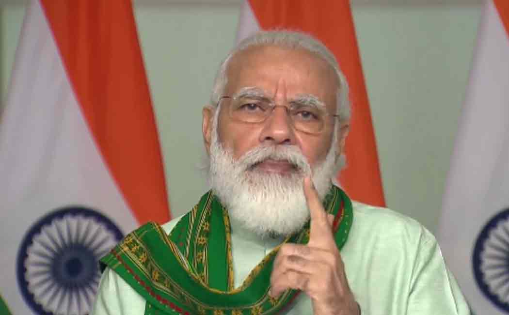 modi inaugurates chennai portblair cable connection plan