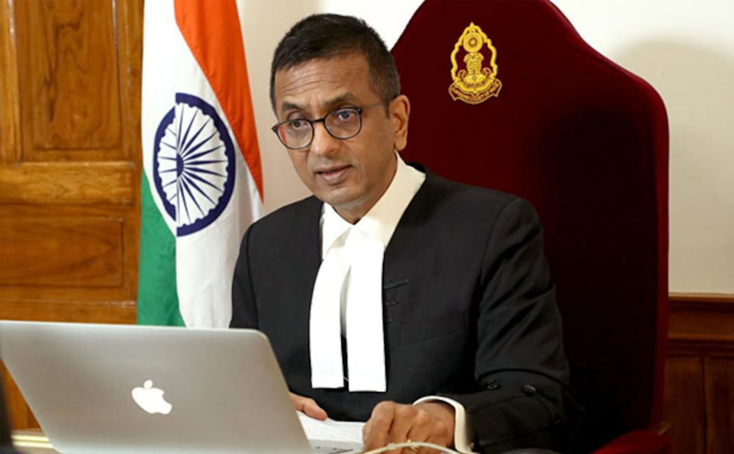 chief justice dy chandrachud oath ceremony controversy