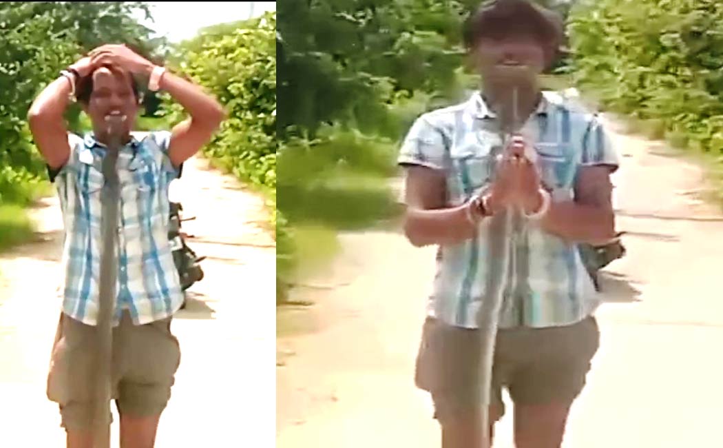 Snake-mouthed youth-life-snapping reels craze!