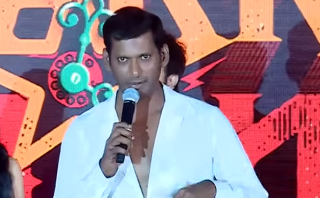 vishal speech in mark antony trailer event