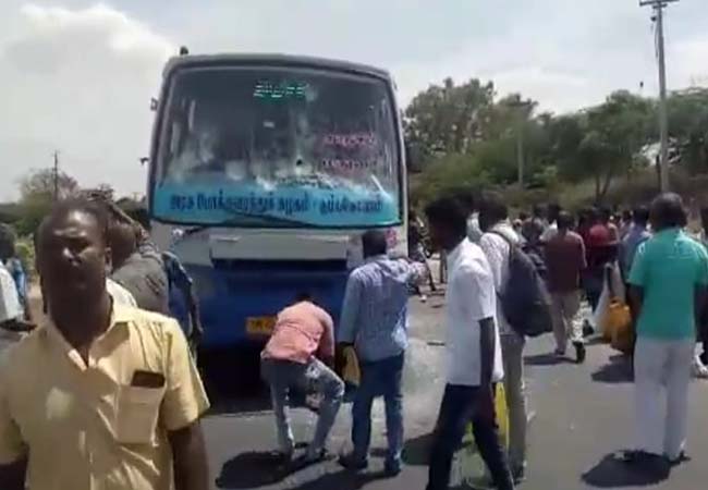 government bus incident in madurai police investigation