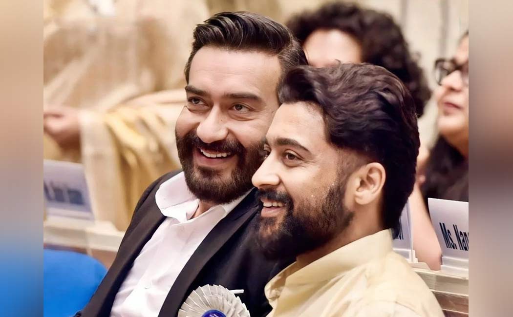suriya tweet about Ajay Devgn