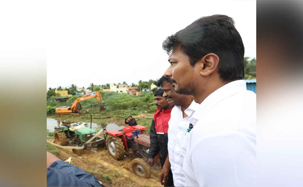 Dy CM Udayanidhi Stalin inspection for Rain flood rehabilitation works