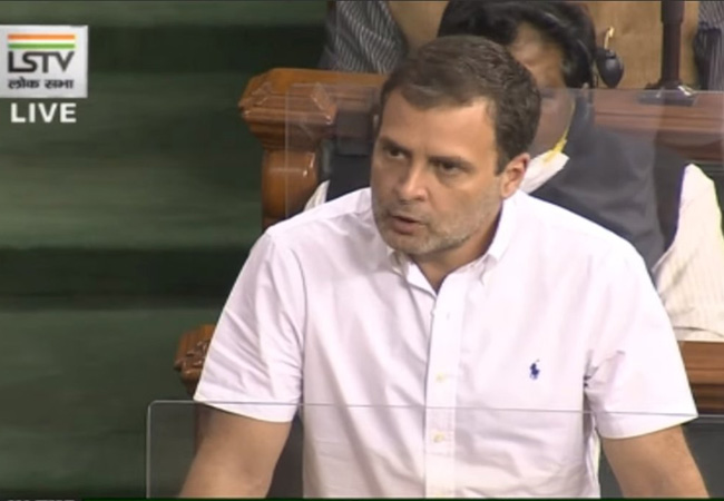 congress leader rahul gandhi speech at lok sabha
