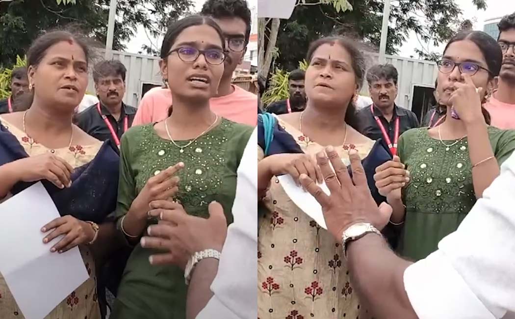 vijay award function student cried issue