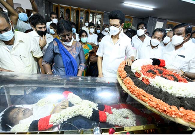 The death of Veerapandi Raja was not an individual human death; As the pillar leans! MK Stalin's condolences !!