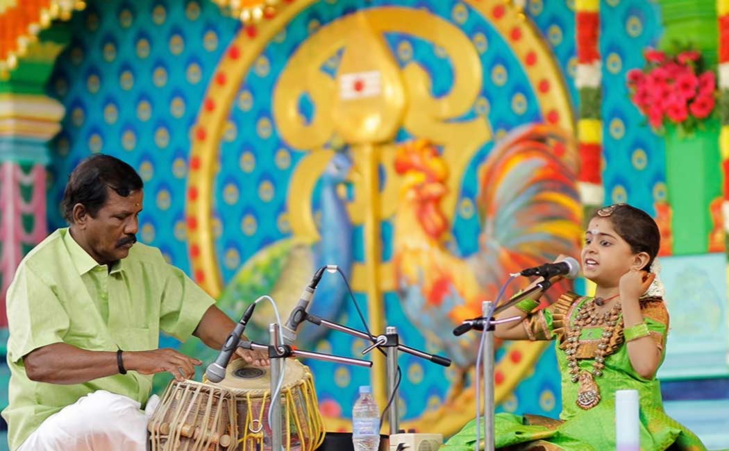 7-year-old girl sounded at the Palani Muthamizh Murugan conference
