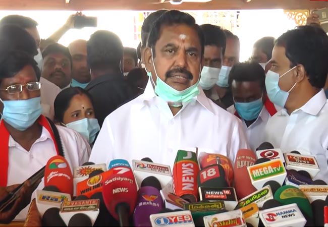 CM EDAPPADI PALANISWAMI PRESSMEET IN SALEM