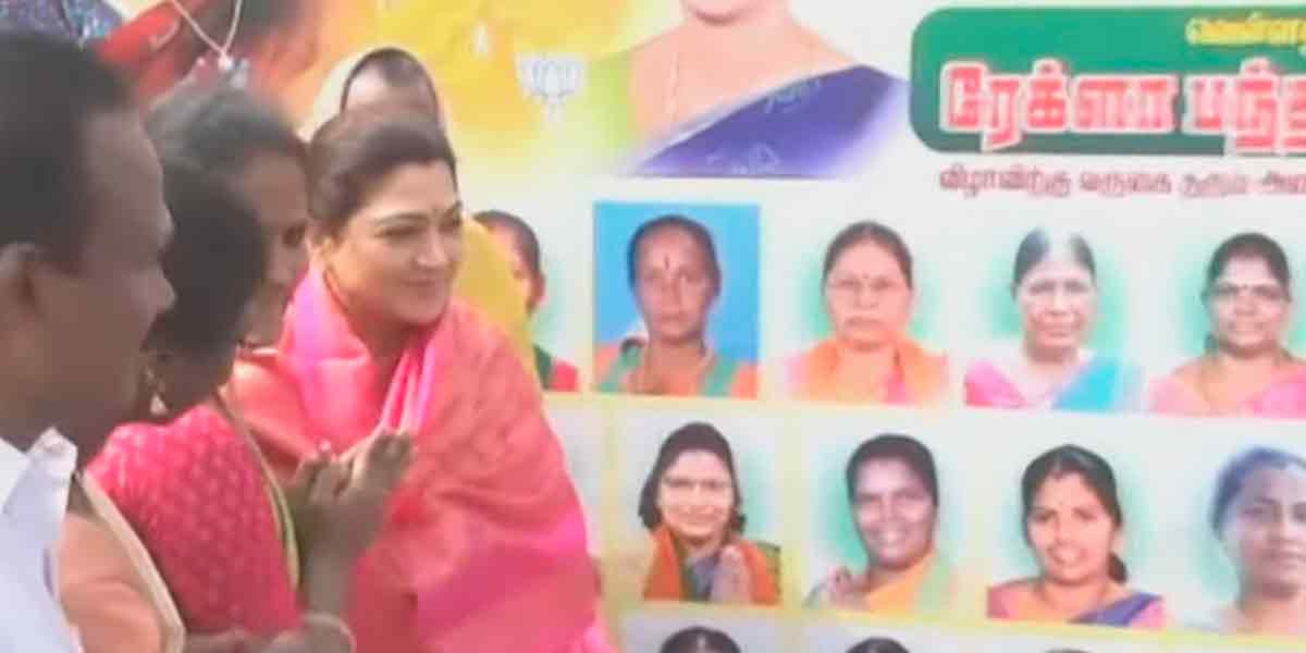 'Women are protected in BJP'- Khushbu interview