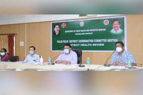 2.40 lakh children to be vaccinated against polio in Cuddalore district on the 17th - Collector Chandrasekara Sagamuri