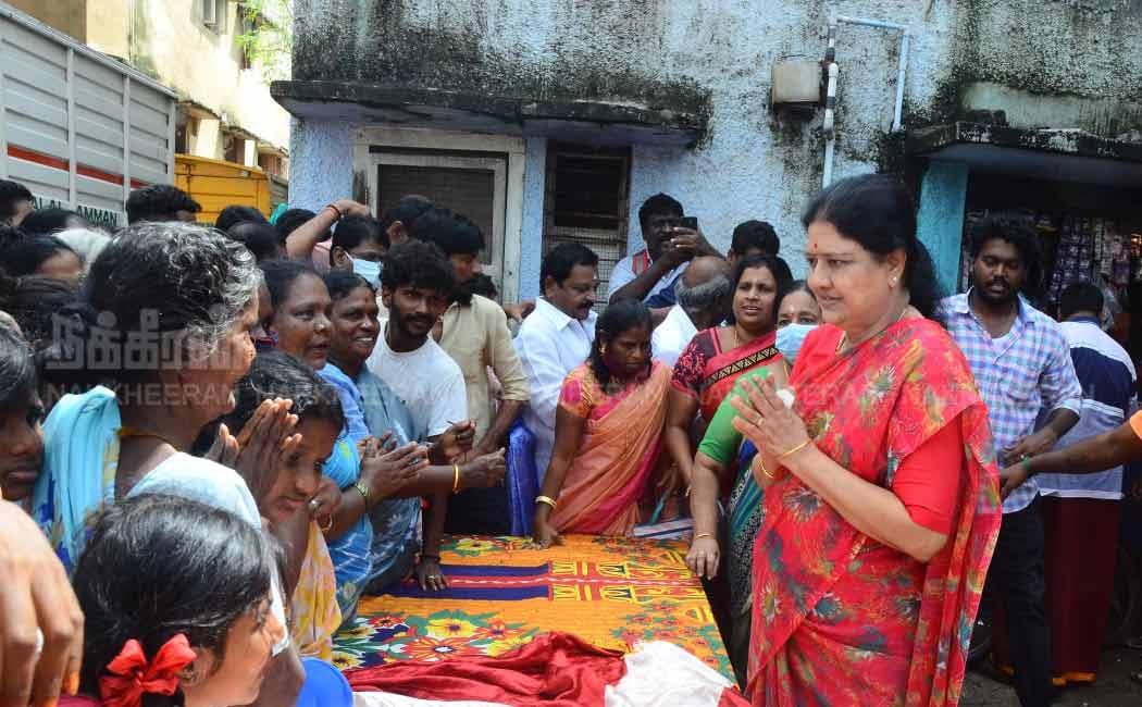 Sasikala who provided relief to the people!