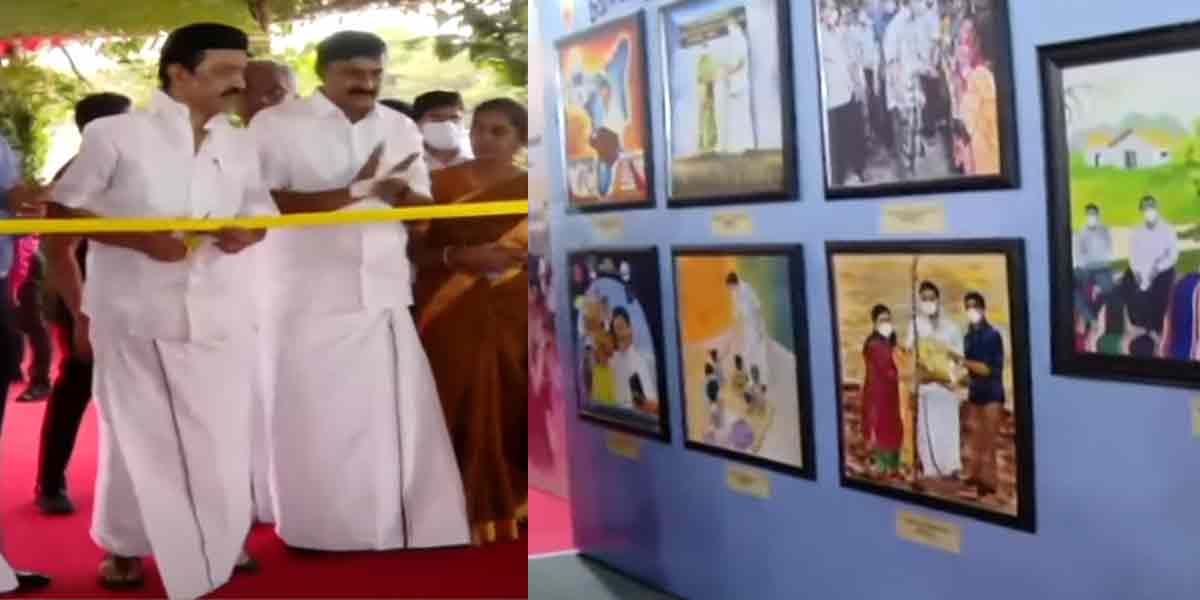 Tamil Nadu Chief Minister opens 'One Year Achievements as Paintings' exhibition