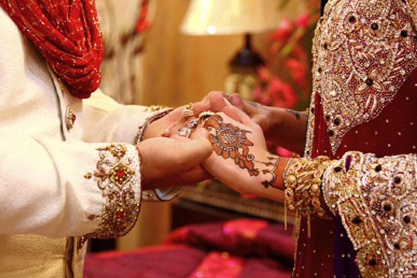 A young girl who married her brother because the groom did not come