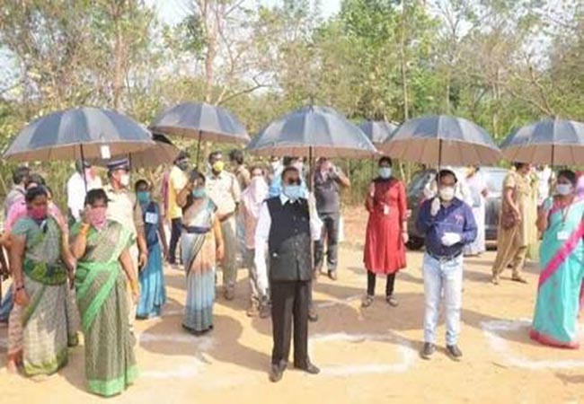 peoples social distancing cuddalore district nellikkuppam police