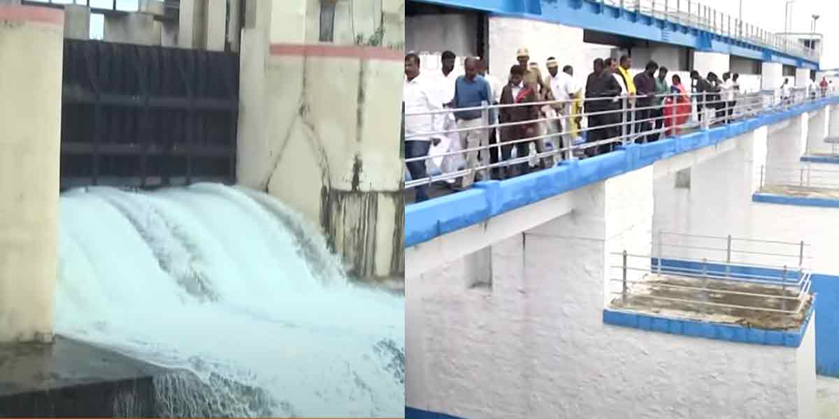 Dewatering of Se Dewatering of Sembarambakkam Lake; Flood warningmbarambakkam Lake; Flood warning