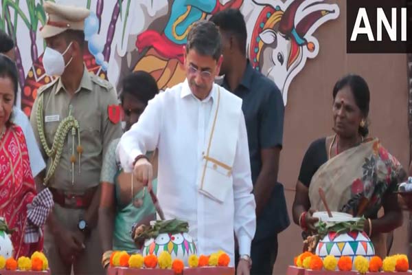 Pongal celebration at Governor's House