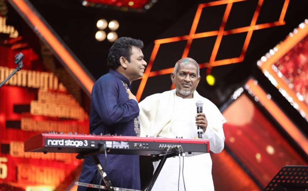 rahman with ilaiyaraja