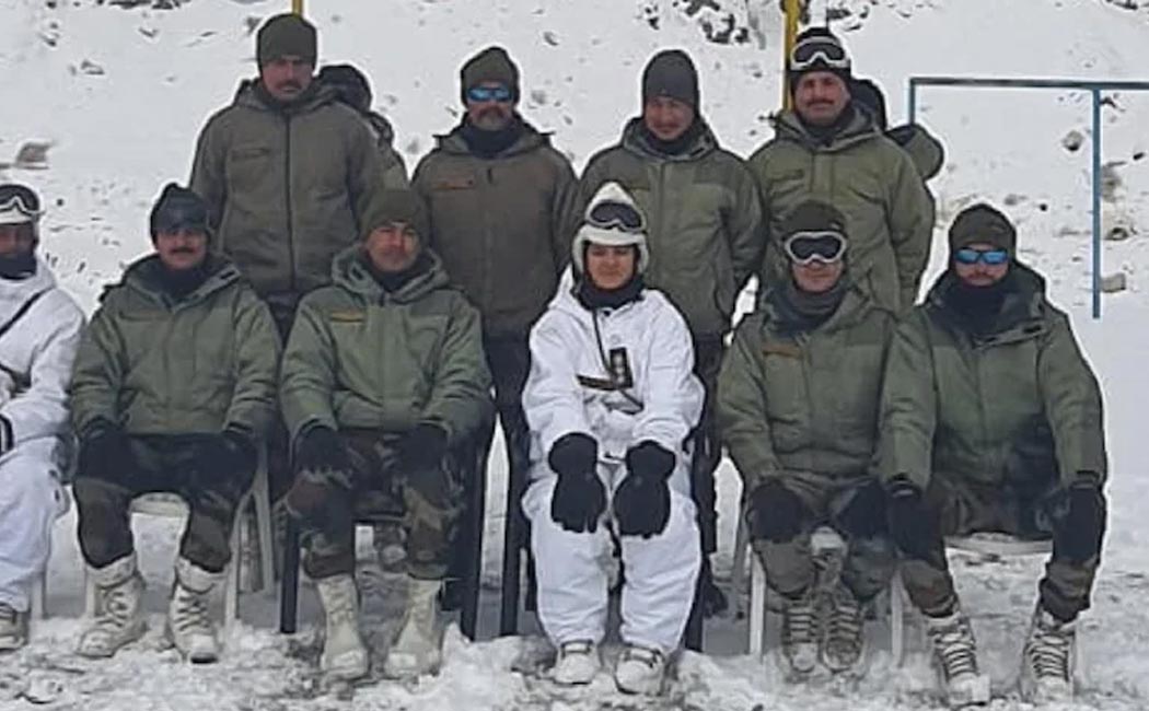 Captain Siva Chauhan has been appointed as the first female army officer Siachen