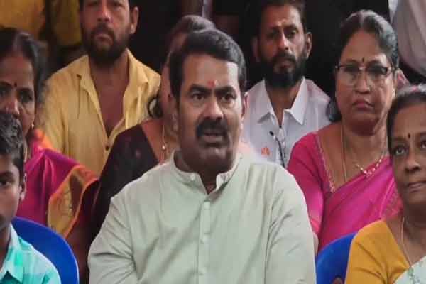 Seeman spoke angrily against neet exam