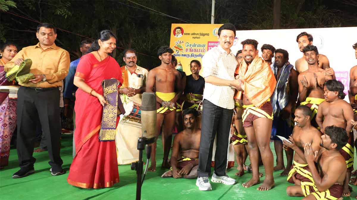 'Chennai Sangamam-Namma Uru Festival' - The Chief Minister praises the artists!