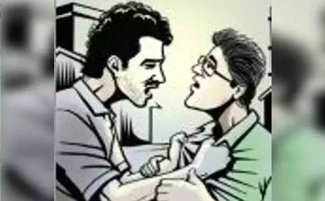 The father who beat his son in a dispute to get married