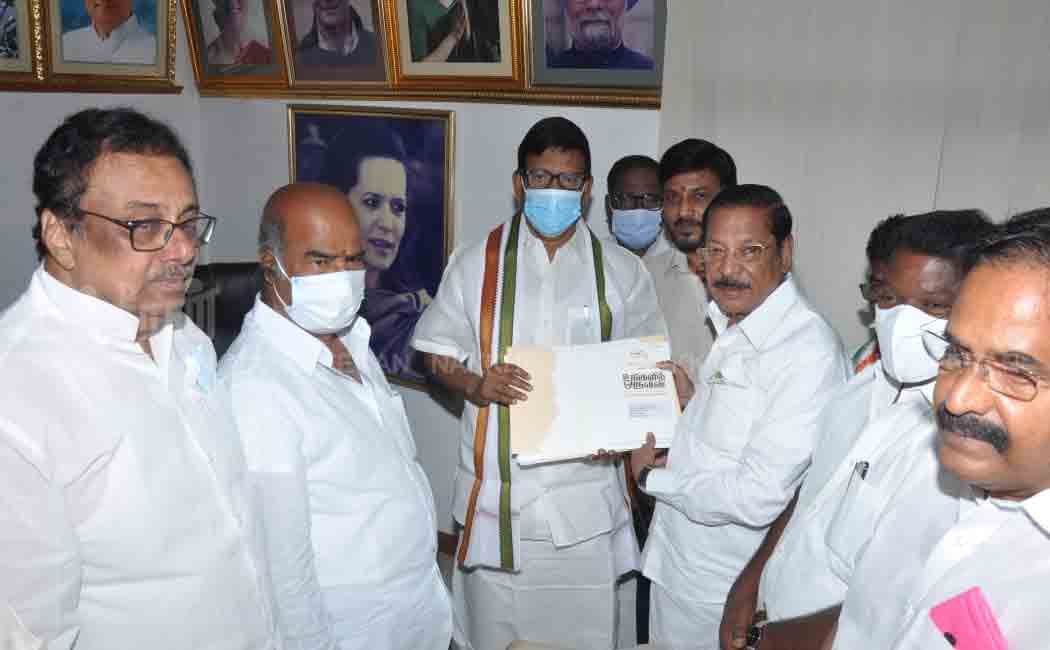 RS Bharathi met KS Azhagiri