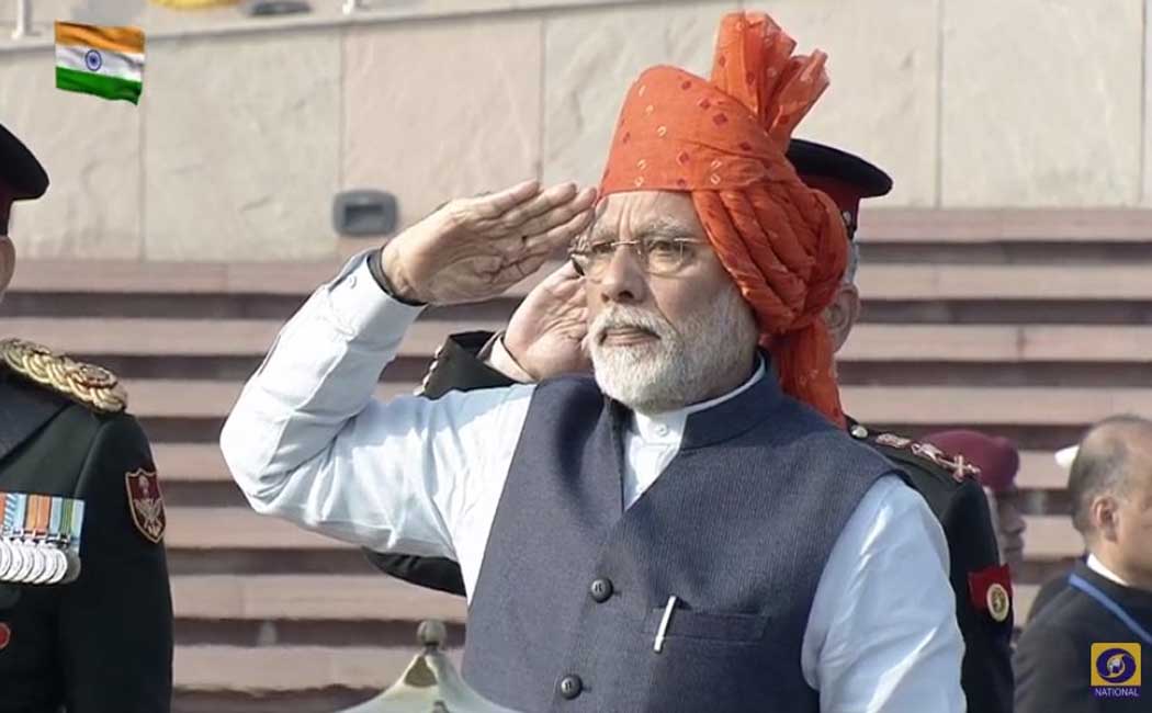 national flag celebration 71th republic day in delhi