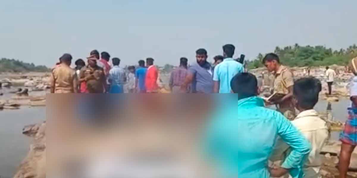 Three college students bathed in Kalvatangam river; One person was loss their live