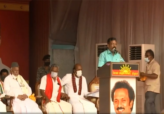 vck thol thirumavalavan speech at salem meeting