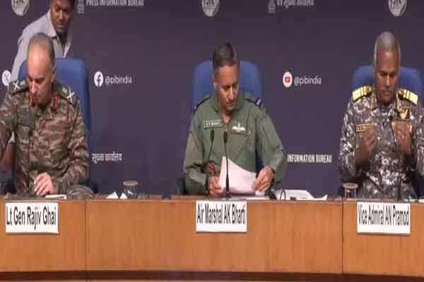 Tri-Services officers interviewed about operation sindoor