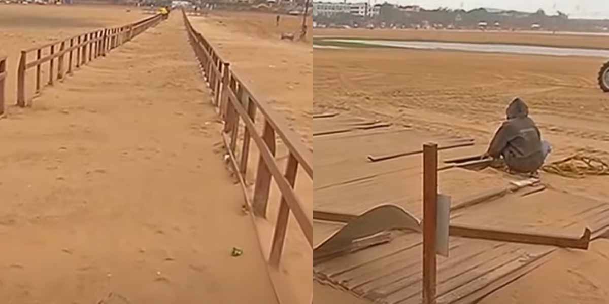 Work intensification of the disabled access path at the marina