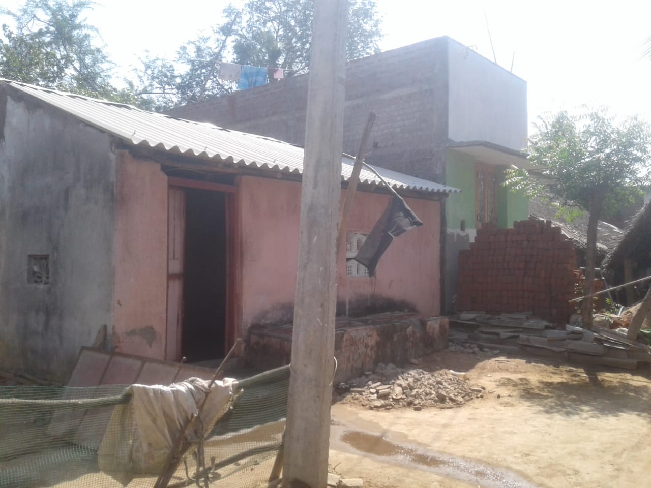 Election boycott Villagers; black-flag in homes