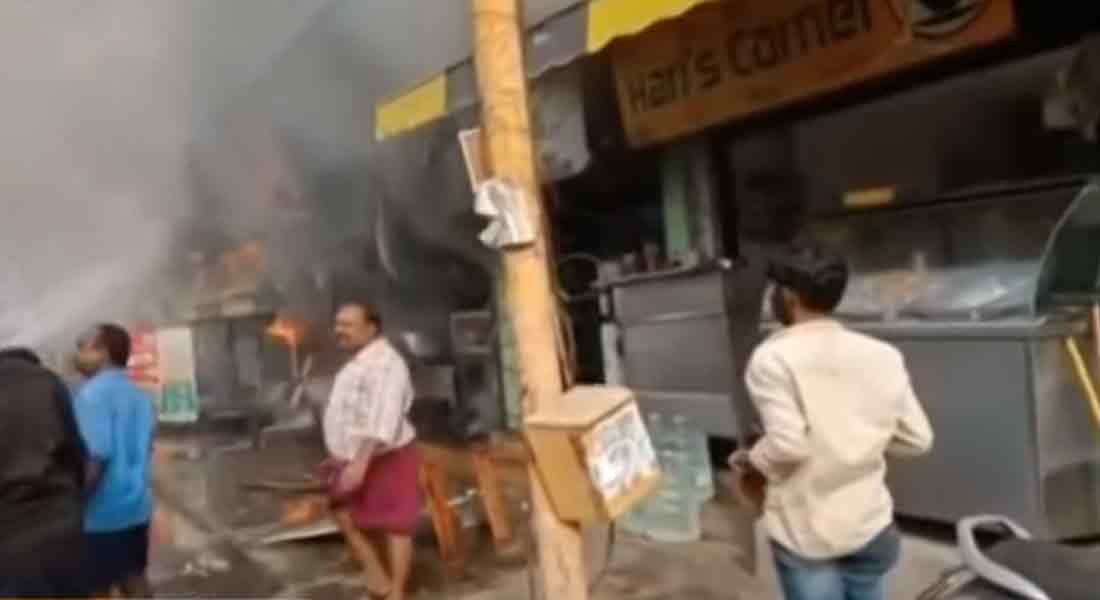 Fire at 2 restaurants in mogappair
