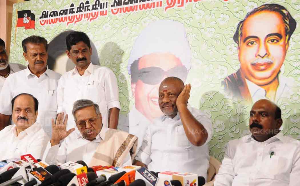 o panneerselvam press meet in chennai