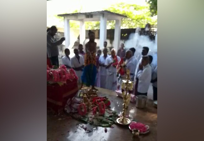 Yagya performed by Vaikuntarajan at Kalabhairava temple!