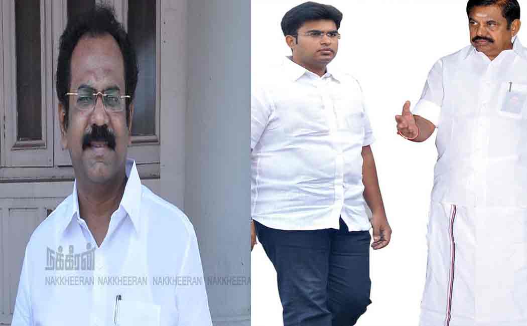 "His son Mithun went to America before Palaniswami," Minister Thangam accused the Southern government