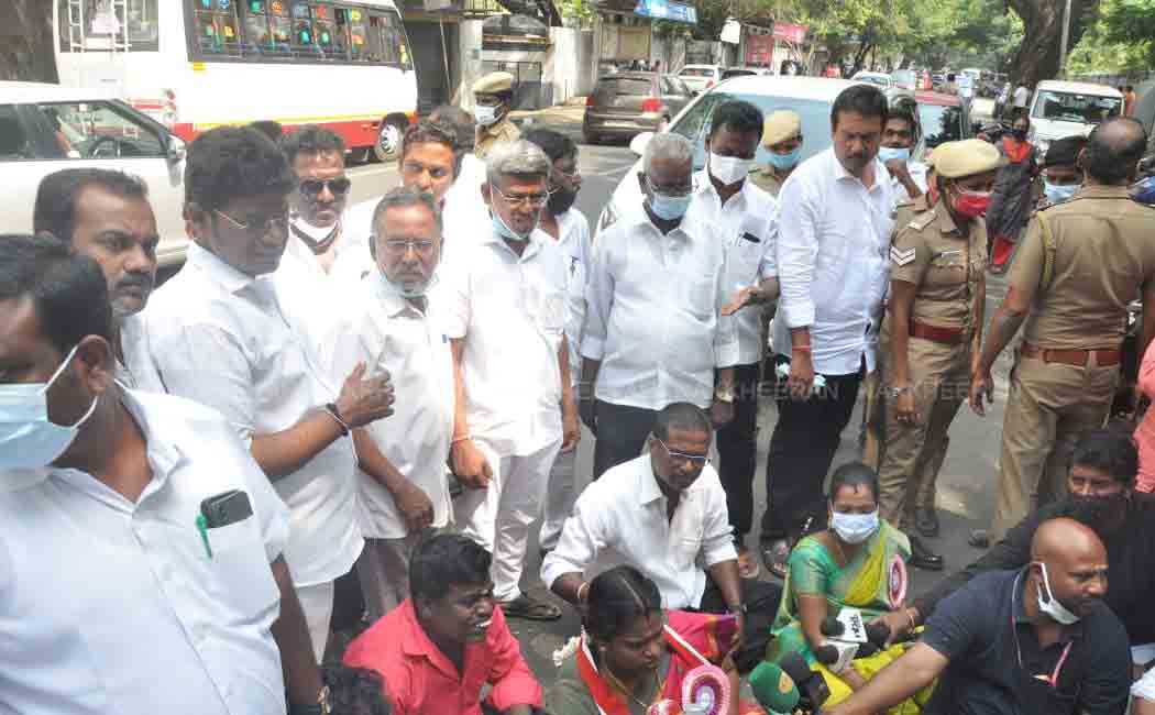 ADMK struggle against DMK