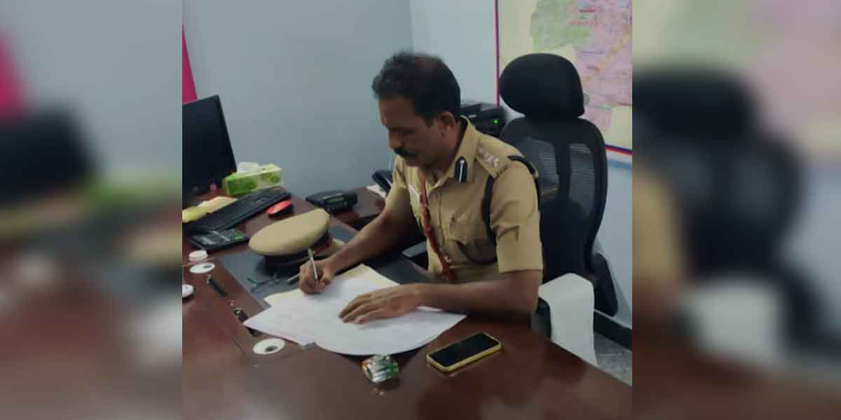 Pagalavan takes charge as the new SP of Kallakurichi district!