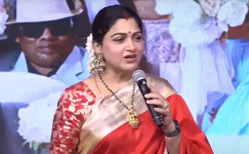kushboo talk about rambambam song
