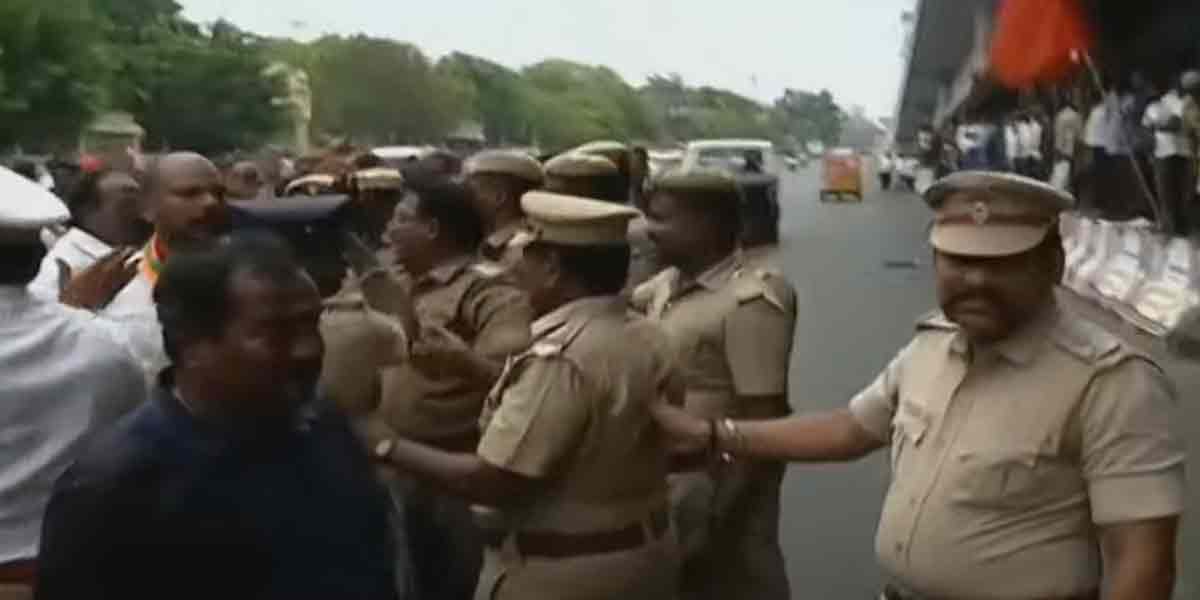 BJP-Vck clash; Coimbate in the tension