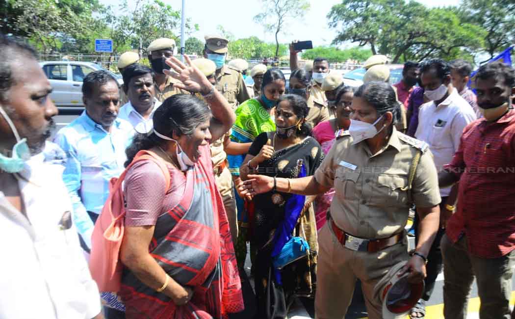 Tamil Nadu Government Employees Union struggled to continue for 5th day ... (Pictures)