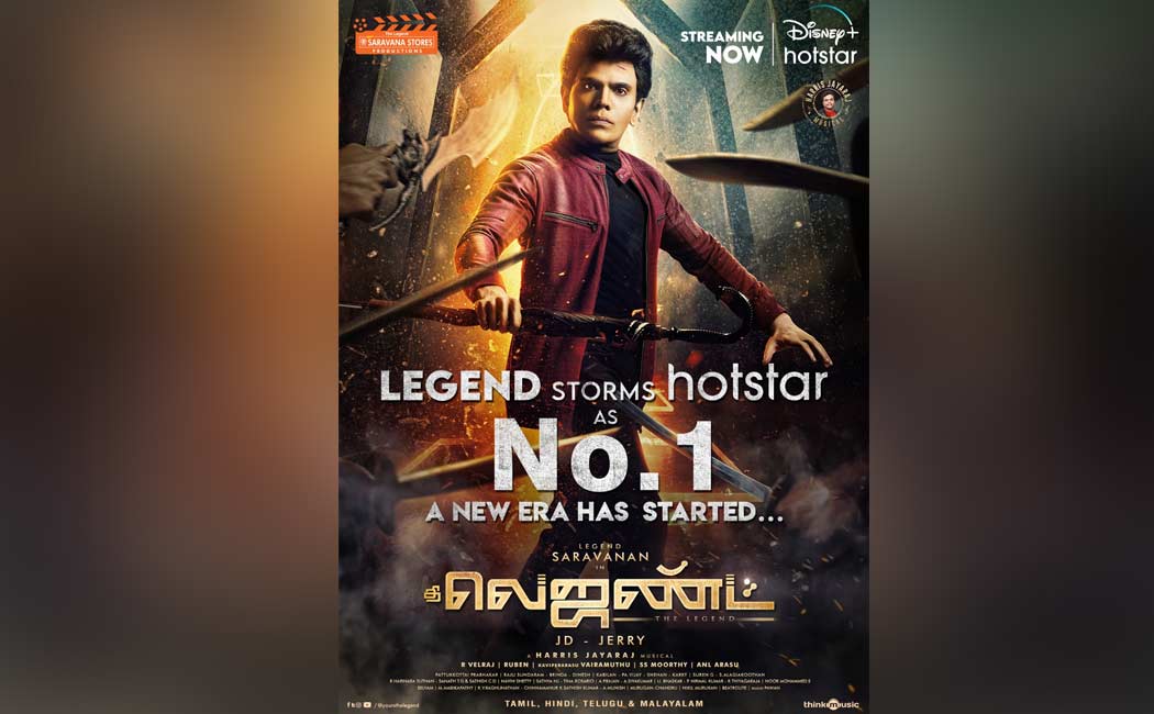 the Legend movie storms Hotstar as No.1