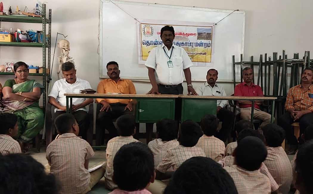 6th student written tamizhi