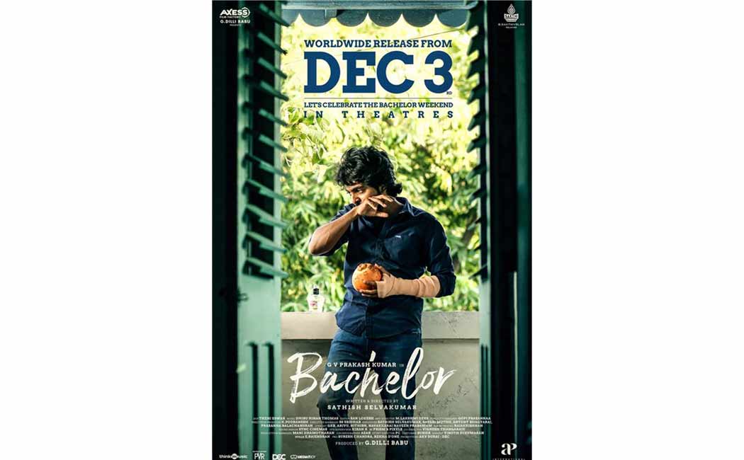 gv prakash's bachelor movie release date announced
