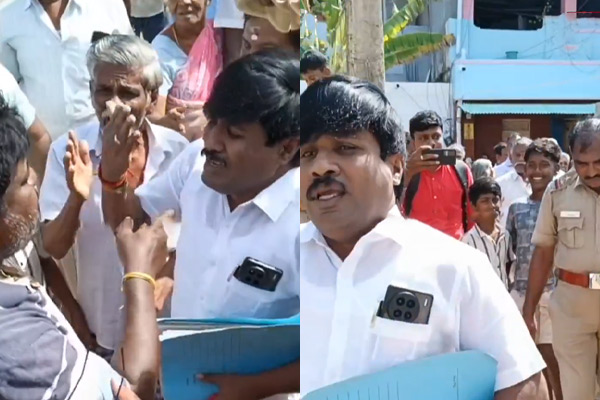 Heavy police security at gp muthu house