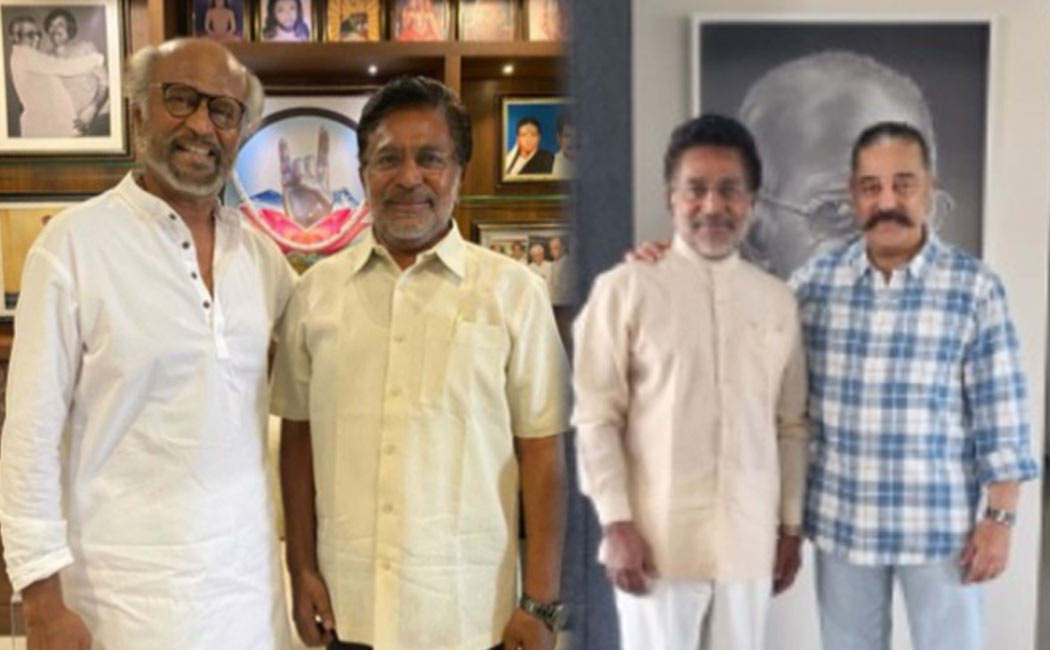 Rajini and Kamal congratulate actor Rajesh