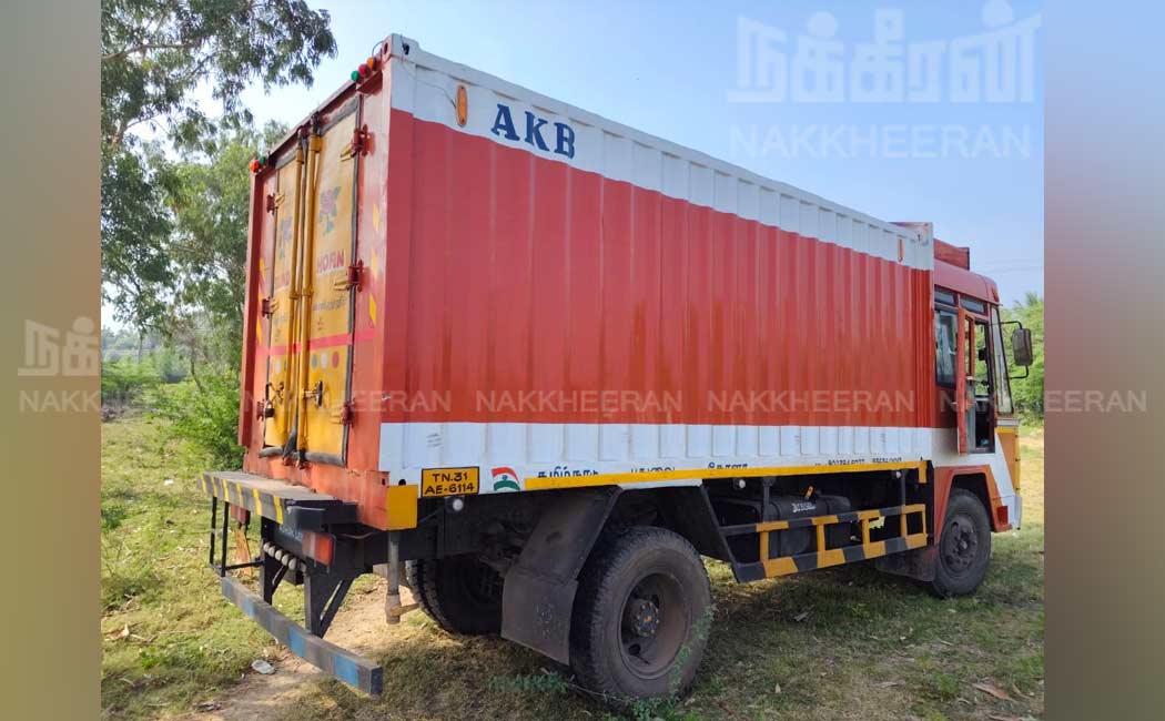 Pudukottai district container truck incident two arrested