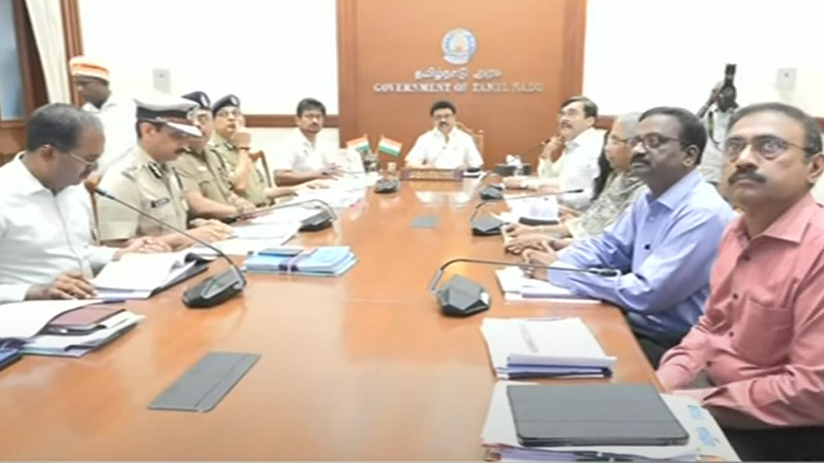 Heavy rain warning - Advisory meeting headed by Chief Minister of Tamil Nadu