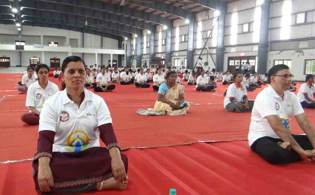 Yoga program at Trichy National College of Technology!