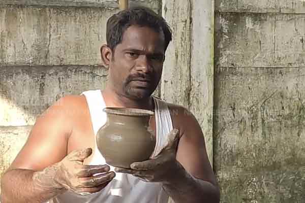 Professor making Pottery for pongal